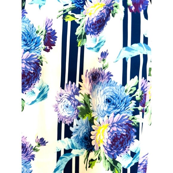 J.Crew Summer Pants Pull-up Drawstring Floral Size 10 - Picture 9 of 11